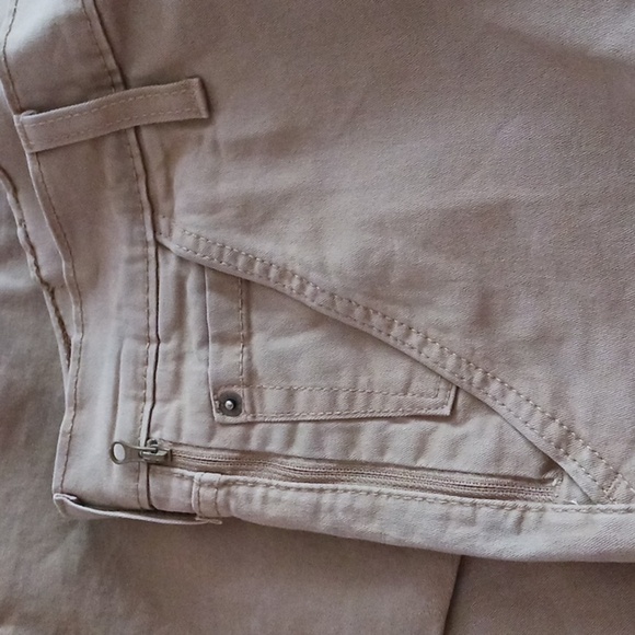 Signature By Levi Strauss & Co S67 Athletic Khaki Denim Pants - Picture 3 of 8